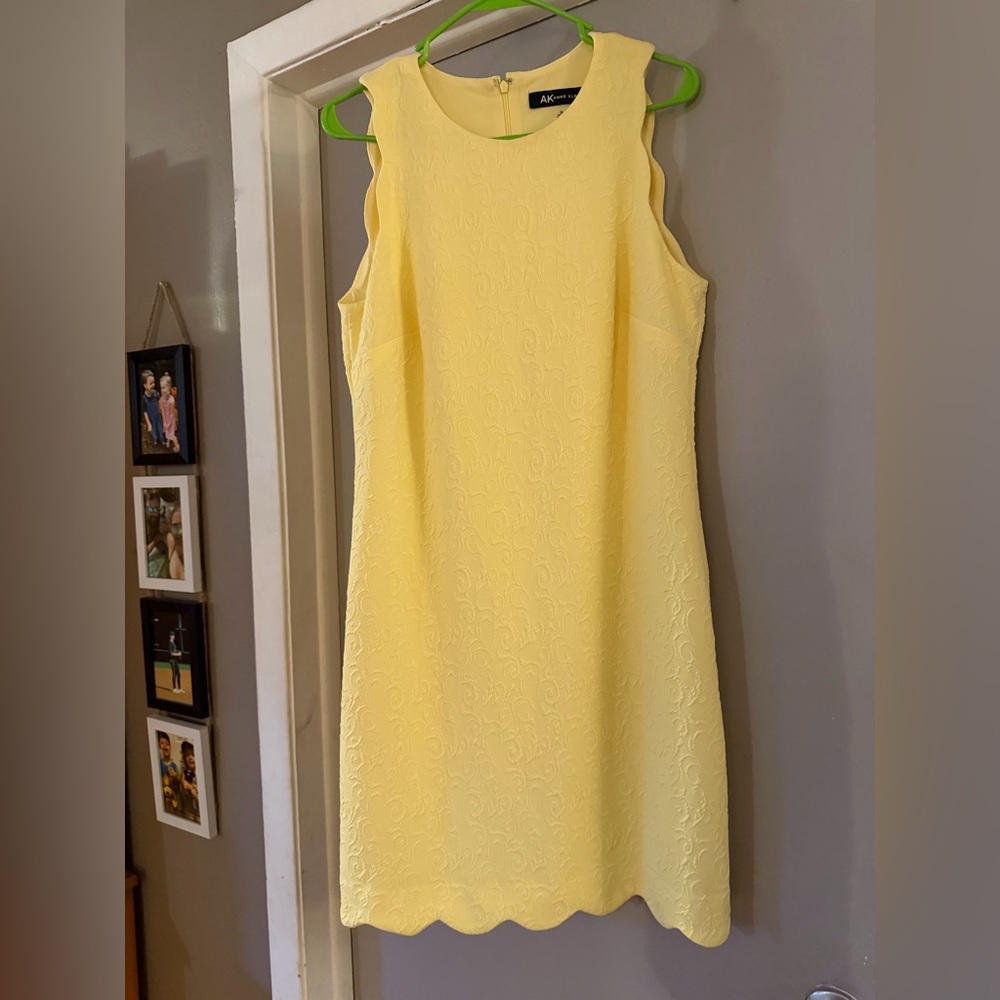 Anne Klein Yellow Mini Dress
